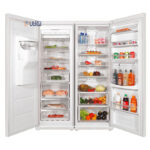 یخچال فریزر دوقلو هیمالیا سفید چرمی مدل پاناروما پلاس - تصویر 4