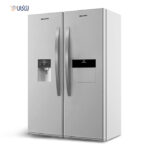 یخچال فریزر دوقلو هیمالیا سفید چرمی مدل پاناروما پلاس - تصویر 2