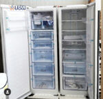 فضای داخلی یخچال فریزر دوقلو دیپوینت مدل مکس