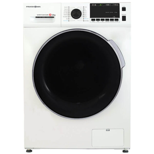 ماشین لباسشویی پاکشوما 8 کیلویی سفید مدل TFB-86401 WT