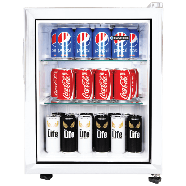 یخچال مینی بار ویترینی ایستکول سفید مدل TM-4164-HS