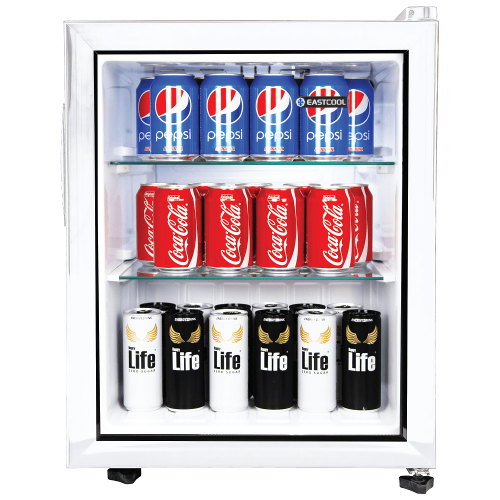 یخچال مینی بار ویترینی ایستکول سفید مدل TM-4164-HS